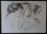 Jeunes nymphes d'après une oeuvre de François le Boucher - DESSINS