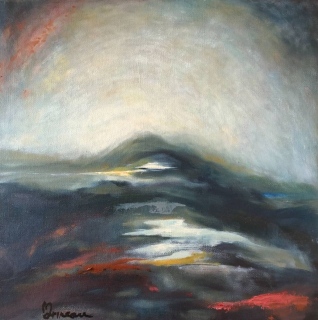 Lointain 2 pf 30X30 cm - Série 