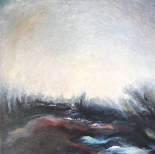 Lointain14  pf 30X30cm - Série 