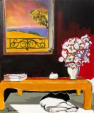 Chat noir sous la table basse - AUTRES