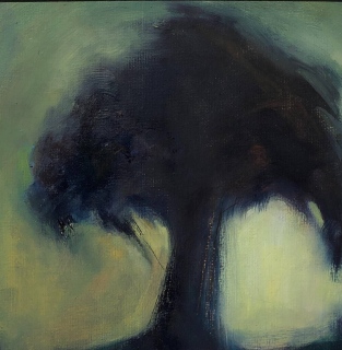 Arbre solitaire 4  20X20cm - PETITS FORMATS PAYSAGES