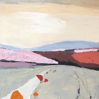 Collines et cerisiers - Paysages contemporains