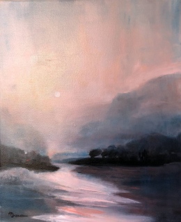 Aube lunaire - Paysages contemporains